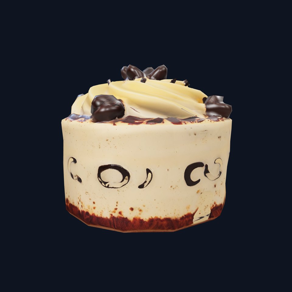 Creamy Coffee Cake model pack